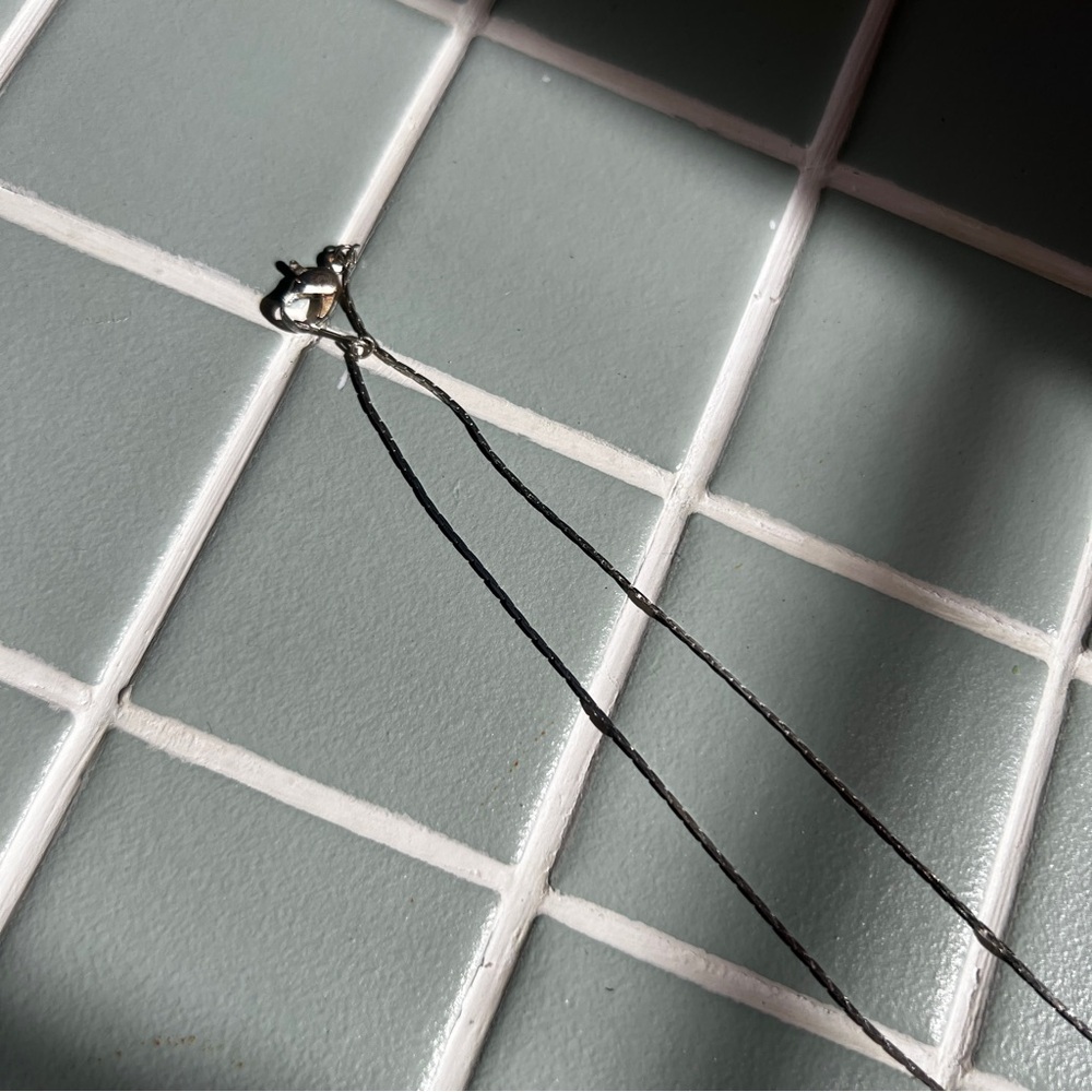 2 Fish & A Rose Silver Necklace - Picture 8 of 9